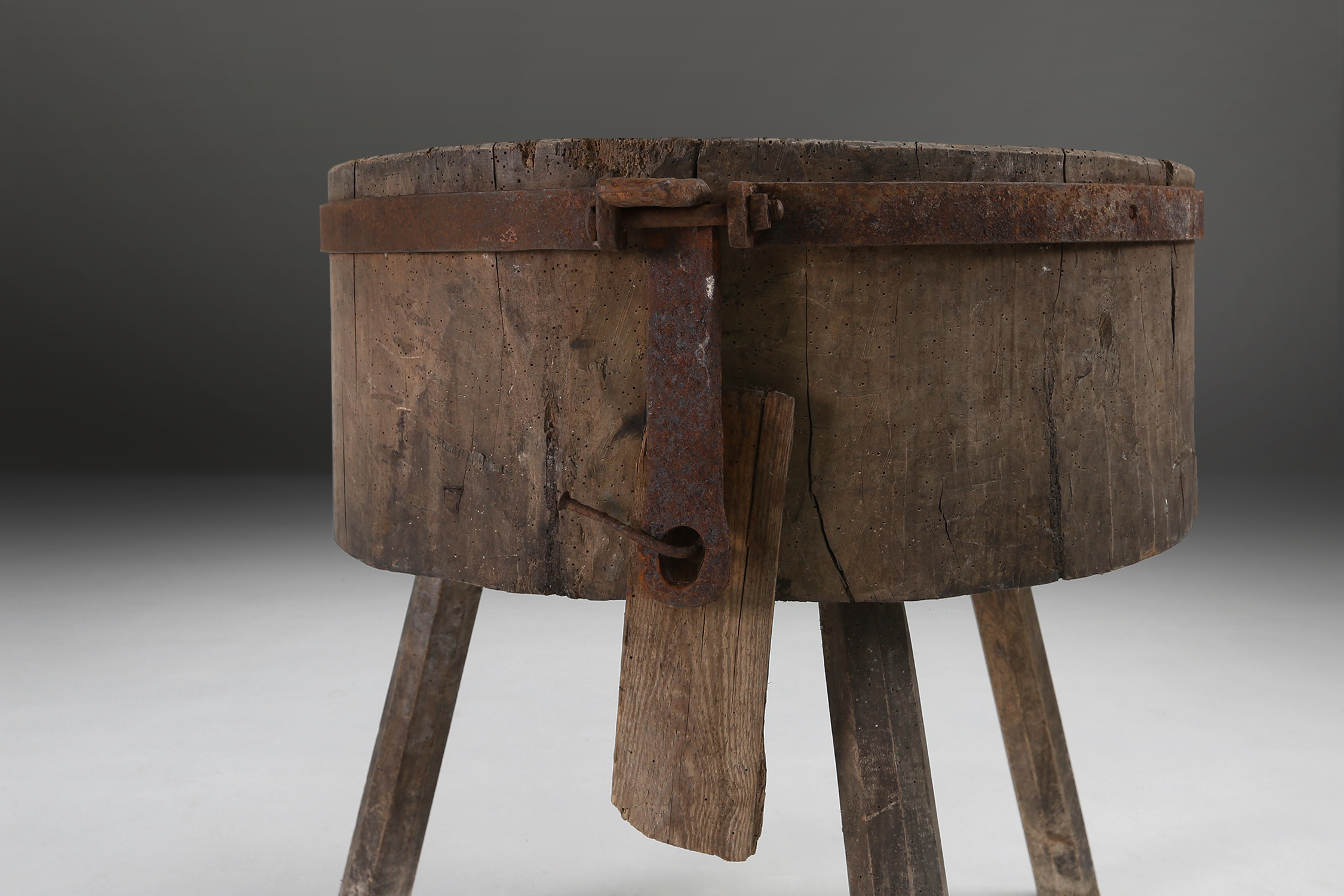 French chopping block table Ca.1920thumbnail